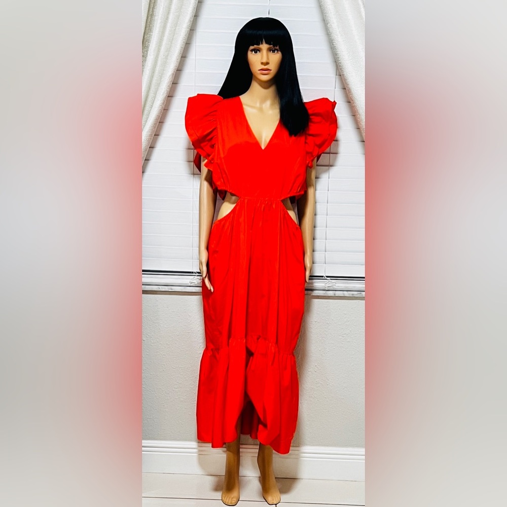 Orange Maxi Sundress